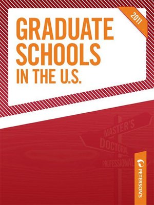 cover image of Graduate Schools in the U.S. 2011